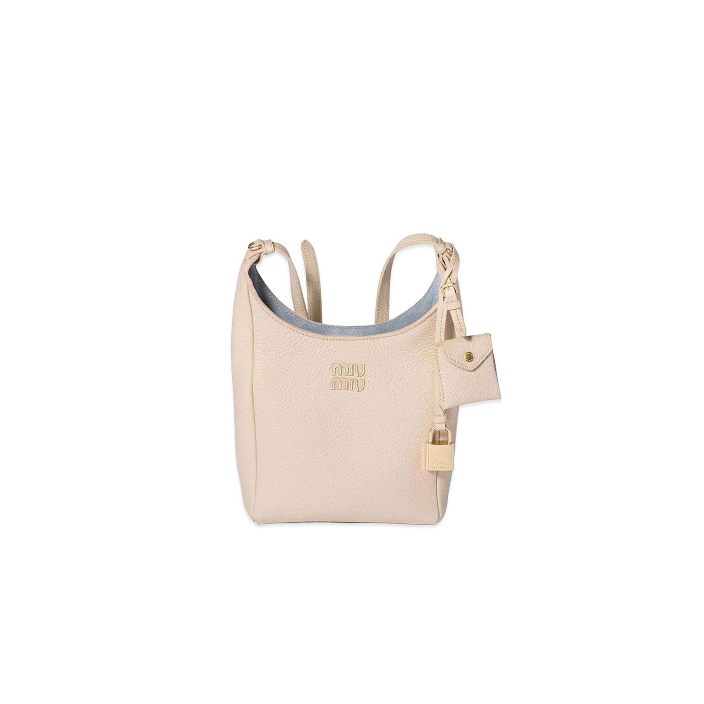 MIU MIU LEATHER BUCKET BAG 5BE098 (28*22.5*12cm)